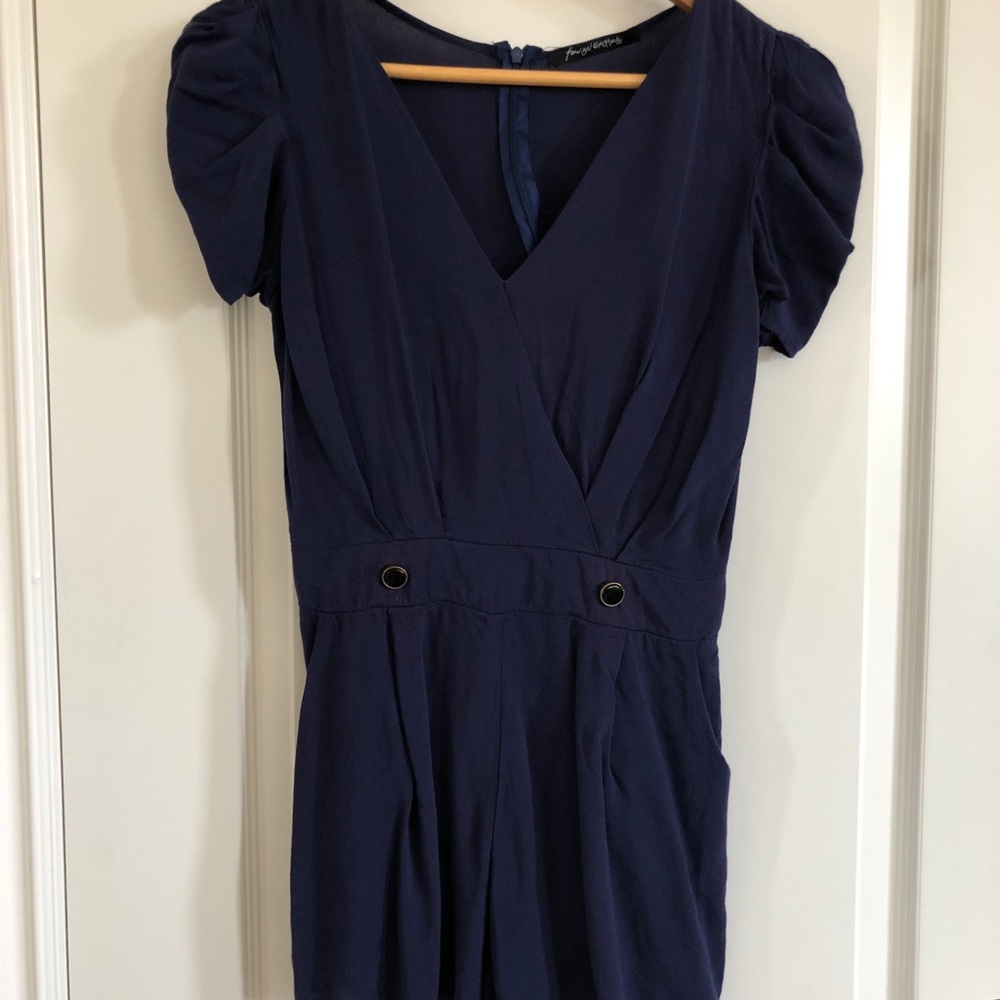 Dark Blue Romper